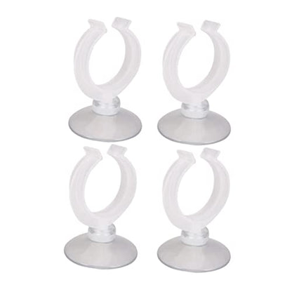 balacoo 6pcs Aquarium Fixed Clip Air Tubing Holder Airline Holder Taper Candles Acrylic Fish Tank Fish Tank Hose Clamp Candle Holder Cup Holder Water Holder Window Heater