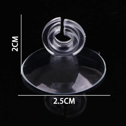 Transparent Aquarium Suction Cup Holders, 10 Pack, for Fish Tank Tubing, Pumps and Filters