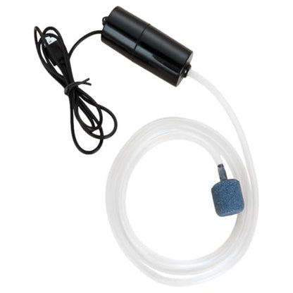 5V Water Pump - Copper Movement Water Pump Electric with Stable Air Release,5V Pumps Home Quiet Oxygen Increasing Waterproof for Home Tank - color: Black