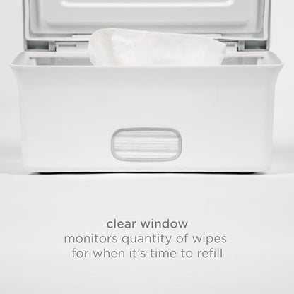 Ubbi Baby Wipes Dispenser, Baby Wipes Case, Baby Wipes Holder With Weighted Plate, Keeps Wipes Fresh And Non-Slip Rubber Feet, Gray - color: Gray Wipes Dispenser