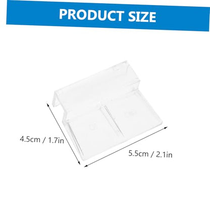TOYANDONA 4pcs Acrylic Fish Tank Cover Support Bracket Sturdy Lid Holders for Various Open Aquariums Easy to Install and Wear- Design for Preservation