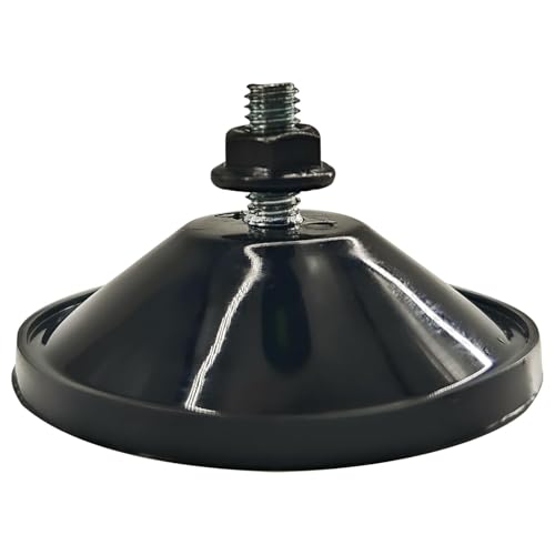 8 Pcs Blcak PVC Suction Cup Strong Thickened Sucker Clear PVC Sucker Pads with M6 x 19 Thread Screw Extra Strong Adhesive Glass Suction Holder