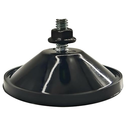 8 Pcs Blcak PVC Suction Cup Strong Thickened Sucker Clear PVC Sucker Pads with M6 x 19 Thread Screw Extra Strong Adhesive Glass Suction Holder