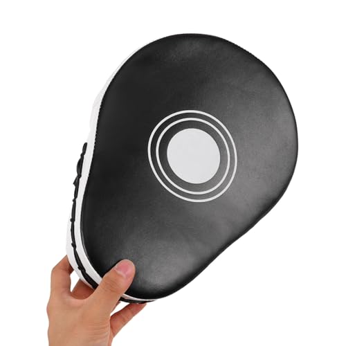 Yardwe Boxing Mitts: PU Curved Punching Hand Pad for Taekwondo Kickboxing Martial Arts Training - Focus Karate Strike Shield Target for Sparring Gear