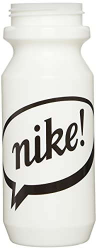 Nike 2.0 HY6004 Water Bottle, White/Black, 22oz Big Mouth Bottle
