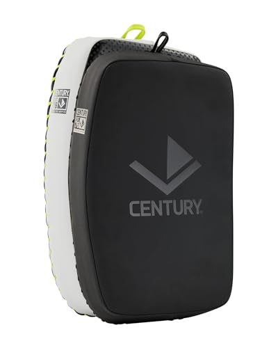Century Brave IV Curved Muay Thai Pad - Multi-Colored | Martial Arts Training Equipment | Kickboxing & Taekwondo Sparring Gear | MMA Knee Pad | Kicking and Elbowing Bag | 13" L x 8.5" W x 2.75" D