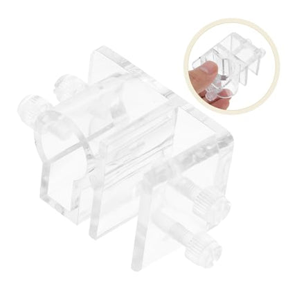 Mikikit Robust Aquarium Water Holder Fish Tank Tubing Clamp Acrylic Tool Rack Accessory