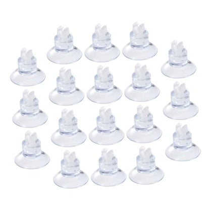 YARNOW 18pcs Aquarium Cup Clips for Airline Tubing Fish Tank Hose Holder Sturdy Material Easy to Install for Oxygen Tubes