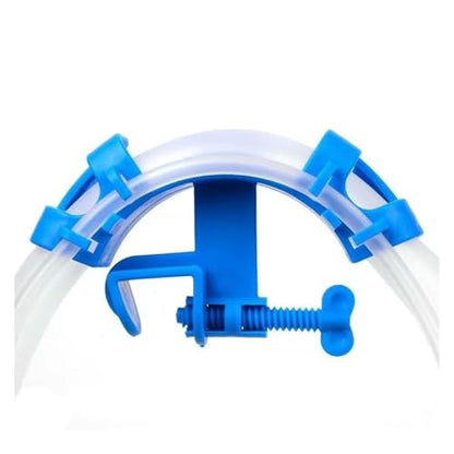 Adjustable Aquarium Hose Holder Clip for Fish Tank Pipe - Secure 20mm Water Tube Clamp Fits 12mm Glass Thickness for Stable Water Changing