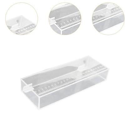 Fishing Photo Tank Acrylic Aquarium Transparent Hatching Incubator Case Fish Isolation Box S or L Size- 25x4.4x9cm