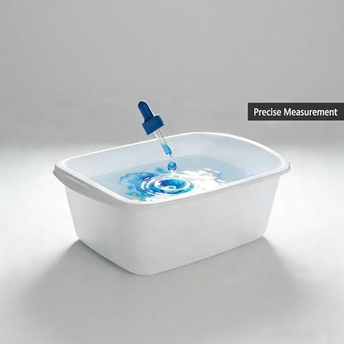 10 Pack White Wash Basins, 7 Quart Rectangular Plastic Tubs for Multipurpose Cleaning & Soaking, 12.99" x 10" x 5" - color: White