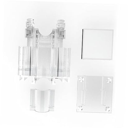 GANAZONO Multifunctional Acrylic Inlet Outlet Clamp for Fish Tank Transparent Holder for Secure Water Clips Easy to Install Durable and Space-Saving Aquarium Accessory
