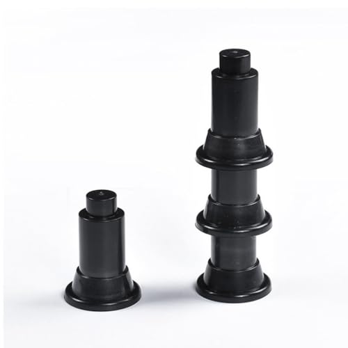 Hemobllo 2pcs Multi-Function Tank Bottom Plate, PVC Aquarium Divider with 8 Nail Set for Tanks (Black)
