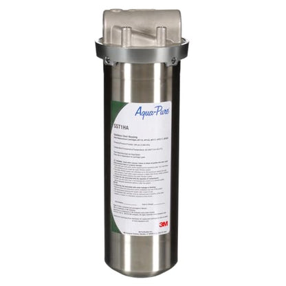 3M Aqua-Pure Whole House Std. Dia. Stainless Steel Filter Housing SST1HA. Heavy Duty Construction, Built to Last - style: SST1HA Stainless Steel Housing