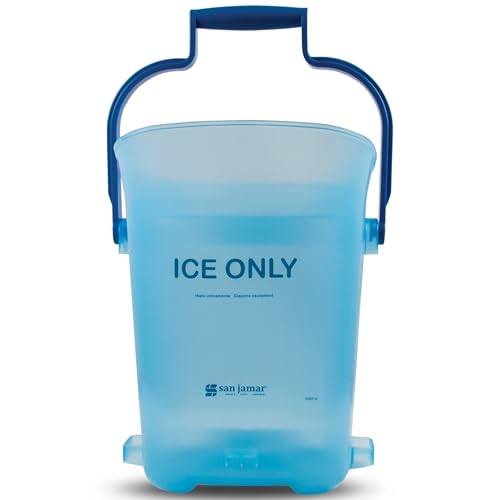 San Jamar Ice Tote, Blue, 16" H, 13-1/4"D, Plastic SILD6000-1 Each
