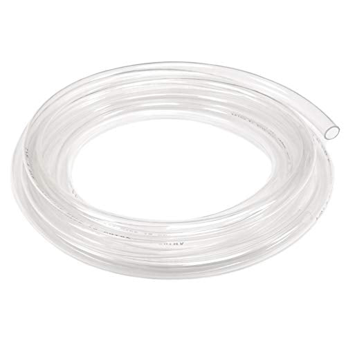 10ft x 1" ID Clear Vinyl Tubing, Flexible Hybrid PVC Tubing Hose, Lightweight Plastic Tube UV Chemical Resistant Vinyl Hose, BPA Free and Non Toxic - size: ID 1 INCH, style: 10 Feet