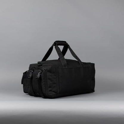 WOLFpak 30L Perfect Duffle Bag - Sports Tactical Gym Bag (Alpha Black) | Laptop Pouch, MOLLE Compatible, Padded Straps, 1000D Waterproof Fabric, Dual Cup Holders, Military Grade - color: Alpha Black