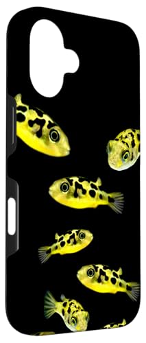 Pea Puffers Pufferfish Aquarium Fish Tank Lovers Design Case for iPhone 16