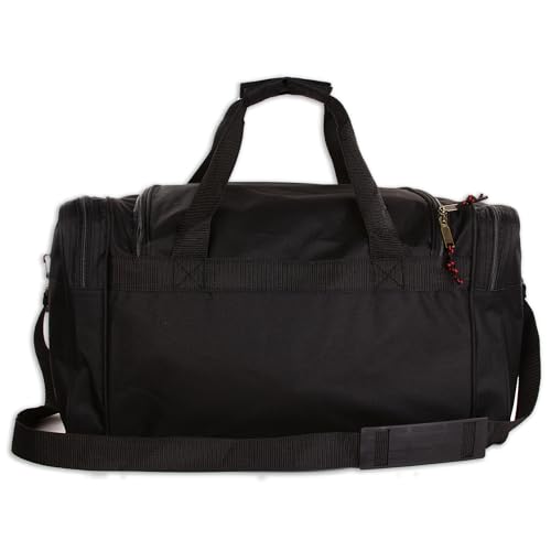 Personalized Sport Deluxe Duffel Bag With Custom Name & Text - Wrestling - color: Black, style: Wrestling 21 Inch