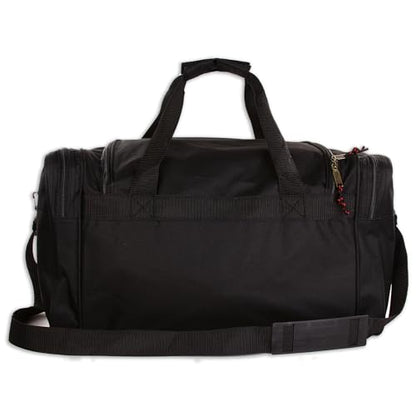 Personalized Sport Deluxe Duffel Bag With Custom Name & Text - Soccer - color: Black, style: Soccer 21 Inch