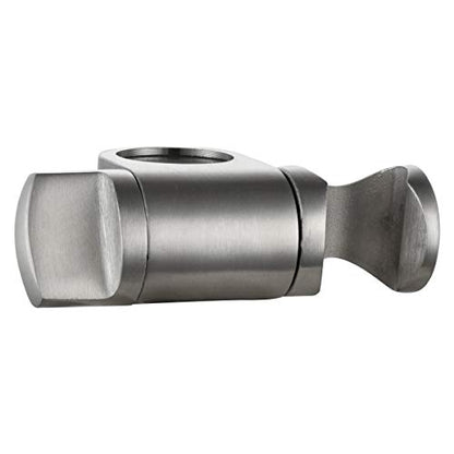 Adjustable Shower Head Holder for 25 mm Slide Bar, Stainless Steel Shower Bar Slider Holder Replacement Part Brushed Nickel, ST35 - color: Brushed Nickel