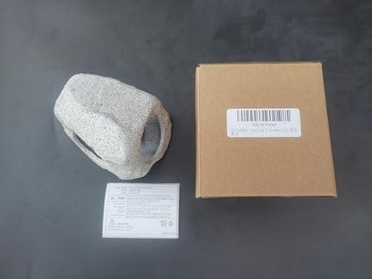 Aquarium Hideaway Rock Cave for Aquatic Pets to Breed, Play and Rest, Safe and Non-Toxic Ceramic Fish Tank Ornaments, Decor Stone for Betta