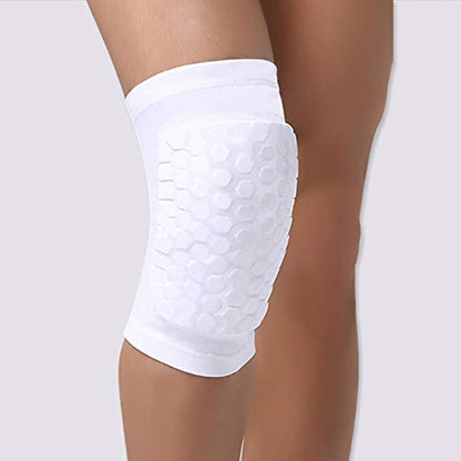 PISIQI Compression Collision Avoidance Knee Sleeve - color: White, size: X-Large