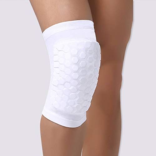 PISIQI Compression Collision Avoidance Knee Sleeve - color: White, size: XX-Large