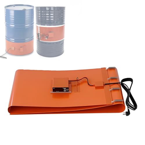 55N Metal Drum Heater with Digital Display, Elastic Heating Pad for Honey Oil Barrel & Tank Instruments, Efficient Heat Solution for Industrial Use - size: 200L 1740*250 3000W