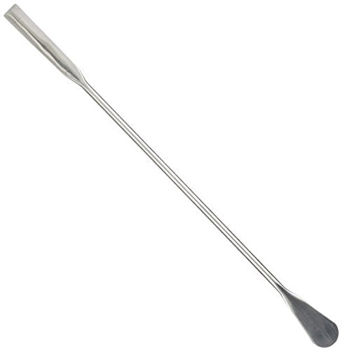 Heathrow Scientific HD15909 Spatula with Flat End and Spoon End, 9" Overall Length (Pack of 12)