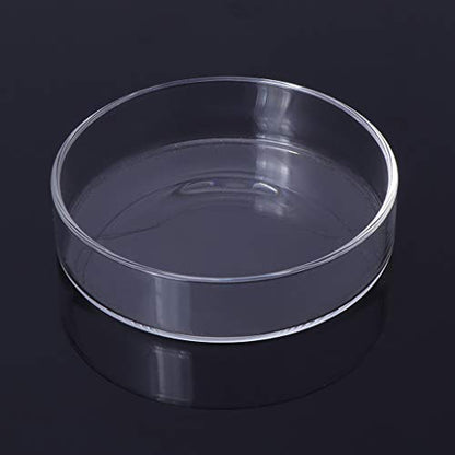 Shrimp Feeders Dish Glass Feeding Tray Aquarium Fish Tanks Reptiles Round Food Bowl 3.9in 3.5in 2.6in Aquariums Tool Aquariums Dish