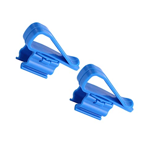 2pcs Plastic Fish Tank Aquarium Bucket Hose Holder Clip Bucket for Fish Tank Cleaning Aquarium Filtration Hose Clip Fish Tank Clean Pump Fixing Clamp Aquarium Filtration Hose Clamp