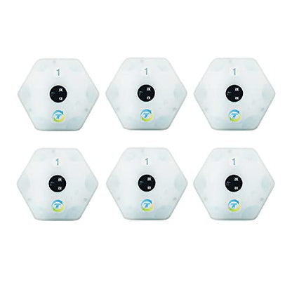 Reaction Lights Training Speed Agility Training Lights for Boxing Soccer Basketball Training (6 Pack/Set)