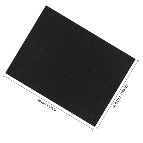 VILLCASE Aquarium Leveling Mat, Foam Tank Pad, Fish Tank Pad, Nonslip Bottom Mat, Black, 16 X 12 Inches