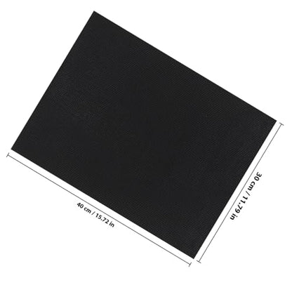 VILLCASE Aquarium Leveling Mat, Foam Tank Pad, Fish Tank Pad, Nonslip Bottom Mat, Black, 16 X 12 Inches