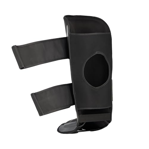 Tigear X4 Slate Shin Guards - MMA, Muay Thai, Martial Arts Shin Instep Guard for Training and Sparring, Pro Cage Fighter, Shin Protection MMA - size: YL/AXS