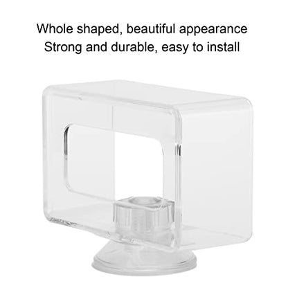 Fish Feeding Ring, Anti Floating Transparent Acrylic Aquarium Feeder, 6x10cm Fish Food Feeding Accessory, 4.33in Length 0.13lb Weight (Large Size 10 * 16cm) - size: Large size 10*16cm