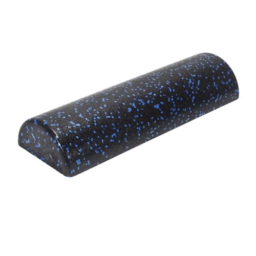 Half Round Foam Roller Neck Gym 18inch Length Muscle Roller Half Roller Foam, Massage Column Roller, Exercise Foam Roller for Yoga, Pilates & Stretching