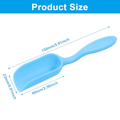 5Pcs Plastic Mini Gardening Shovel Spoons Soil Scoops, Colorful Mini Shovel for Planting, Digging, Transplanting Succulents, Potted Flowers, or Milk Powder, Lightweight and Easy to Clean