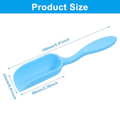 5Pcs Plastic Mini Gardening Shovel Spoons Soil Scoops, Colorful Mini Shovel for Planting, Digging, Transplanting Succulents, Potted Flowers, or Milk Powder, Lightweight and Easy to Clean