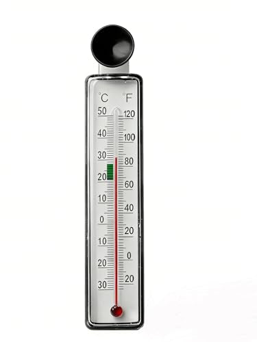 Fish Tank Thermometer, Submersible Digital, Dual Scale, Easy Read, Waterproof, Floating, with Suction Cup, for Reptile Terrarium Turtle Tank