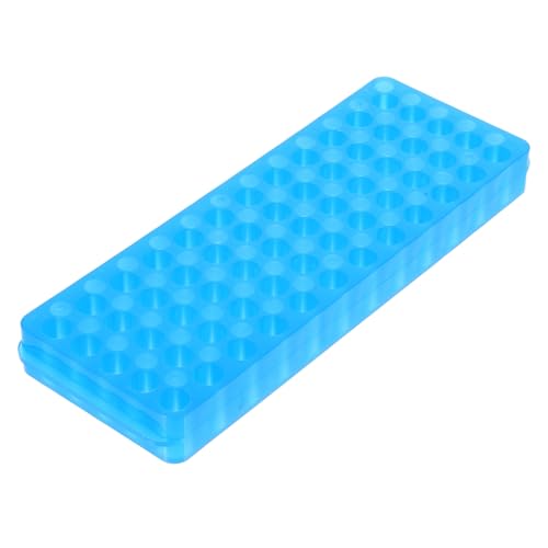 PRETYZOOM Slot Test Tube Storage Rack Organizer for Vials and Shot Glasses Easy to Clean for Laboratory Use Bright Color for Quick Identification
