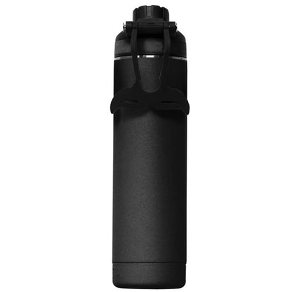 ORCA Hydra 34oz | Insulated, Stainless Steel Water Bottle with Powder Coat Finish & Silicone Grip Whale Tale Handle, Dishwasher Safe Sports Bottle — Black