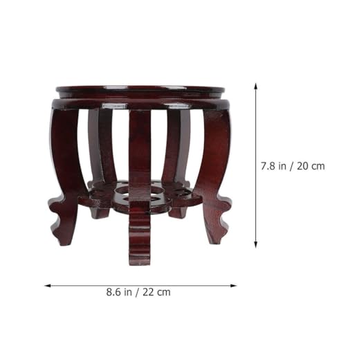 ABOOFAN Wooden Base for Fish Tank Display Stylish Wooden Stand Height for Home Decor Sturdy Construction Stable Design