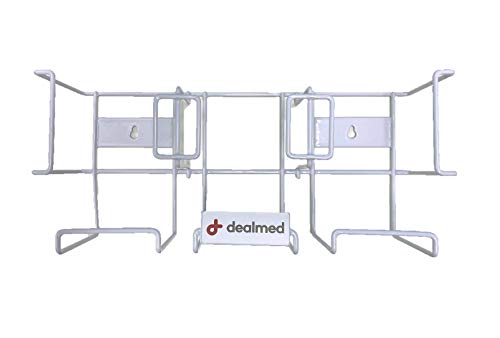 Dealmed Triple Wall Mount Glove Box Holder - Horizontal Steel Dispenser - style: Triple Box Holder - Horizontal