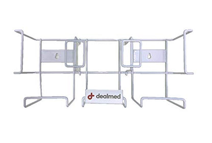 Dealmed Triple Wall Mount Glove Box Holder - Horizontal Steel Dispenser - style: Triple Box Holder - Horizontal