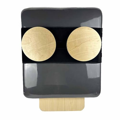 Menolana Rotating Discs, Wooden Rotator Discs, Compact Versatile for Women and Men, Pilates Equipment, Twist Board Strengthen