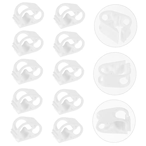 10pcs Adjustable Hose Clamps for Flow Control Silicone Tube Shut off Clips for Laboratory Home Use Corrosion Resistant Reusable
