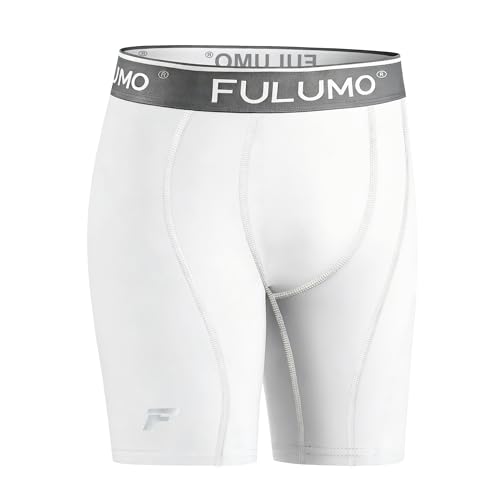 Boys Compression Shorts with Cup Pocket Base Layer Underwear