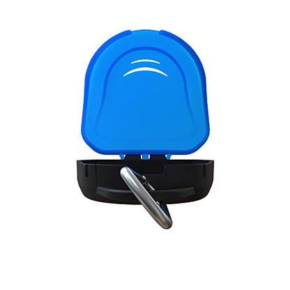 Ventilated Protective Mouth Guard Case - Blue - color: Blue